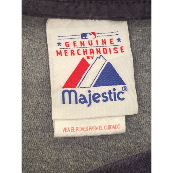 MLB New York Yankees Jeter #2 Shirt Majestic Long Sleeve Yankee Patch 14/16 - Picture 9 of 10